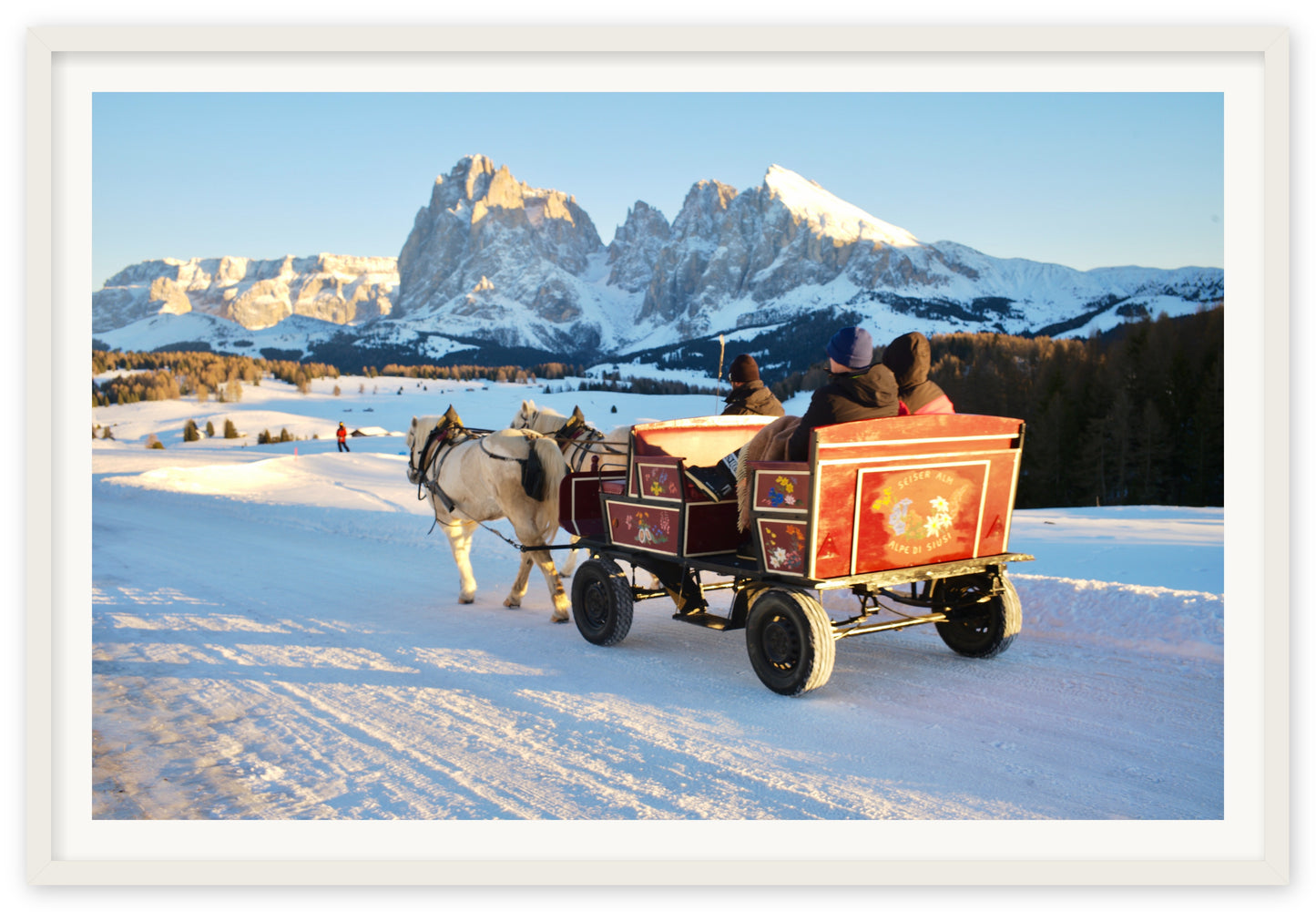 Carriage in the Dolomites