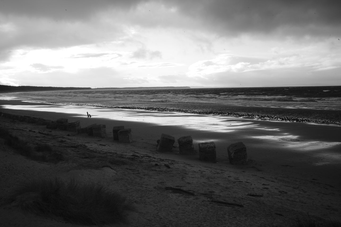 Scotland Beach In Winter