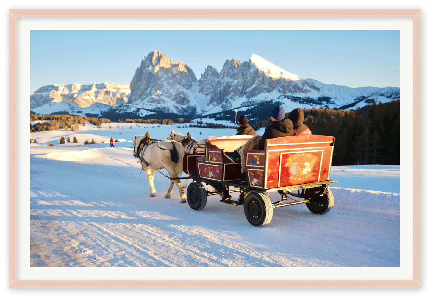 Carriage in the Dolomites